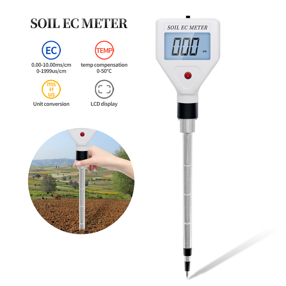 Ec Meter Digital - EC 테스터 디지털 토양 계량기 산도