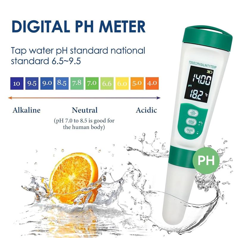AT02-5 In1 디지털 PH 측정기 고정밀 수질 테 - Ec Meter Digital 리뷰 및 가격