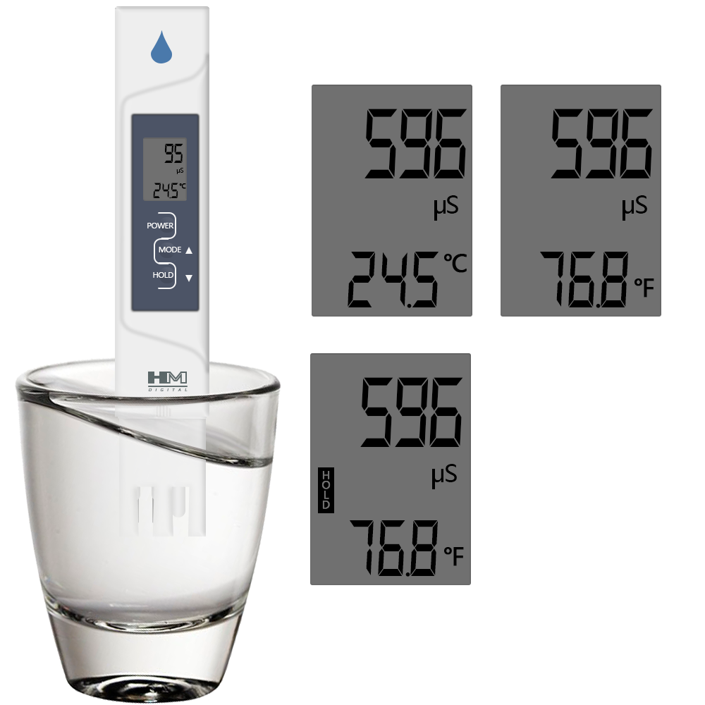 HM 디지털 AP-2 EC 미터 2 in 1 EC 온도 - Ec Meter Digital 리뷰 및 가격