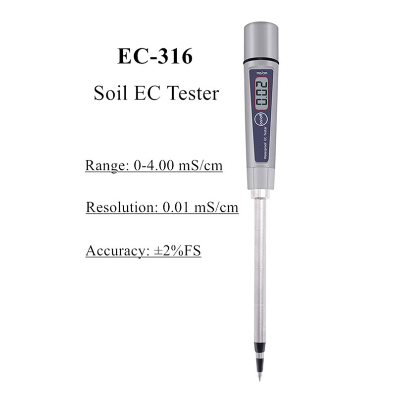 A84E-테스터 디지털 ATC EC-316 토양 전도도 - Ec Meter Digital 리뷰 및 가격