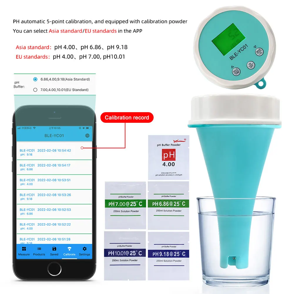 6 in 1 수질 테스트 미터 앱 온라인 모니터 PH  - Ec Meter Digital 리뷰 및 가격