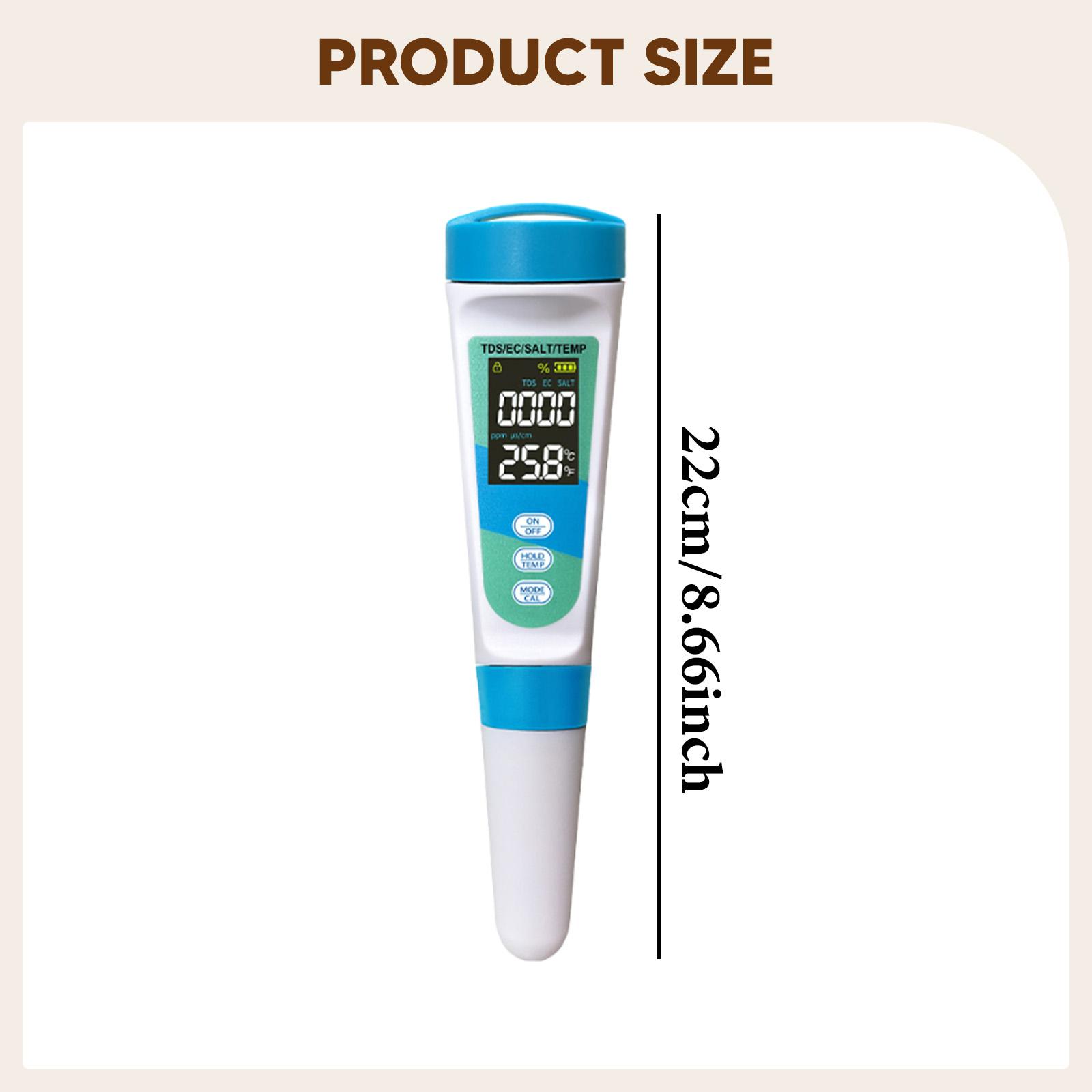 4 in 1 EC TDS 염분 온도 측정기 물 테스트  - Ec Meter Digital 리뷰 및 가격